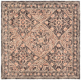 Safavieh Trace 6'-0" x 6'-0" Rug in Black / Red