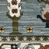 Oriental Weavers Sphinx KEIRA KEI06 Blue Floral Rugs - room scene 2