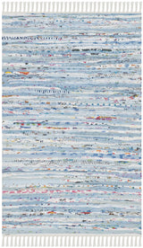 Safavieh Rag Rug 2'-0" x 3'-0" Rug in Light Blue / Multi