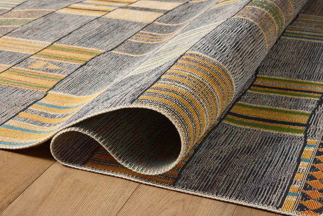 Loloi Mika Mik-10 Granite / Multi Rugs - pile height
