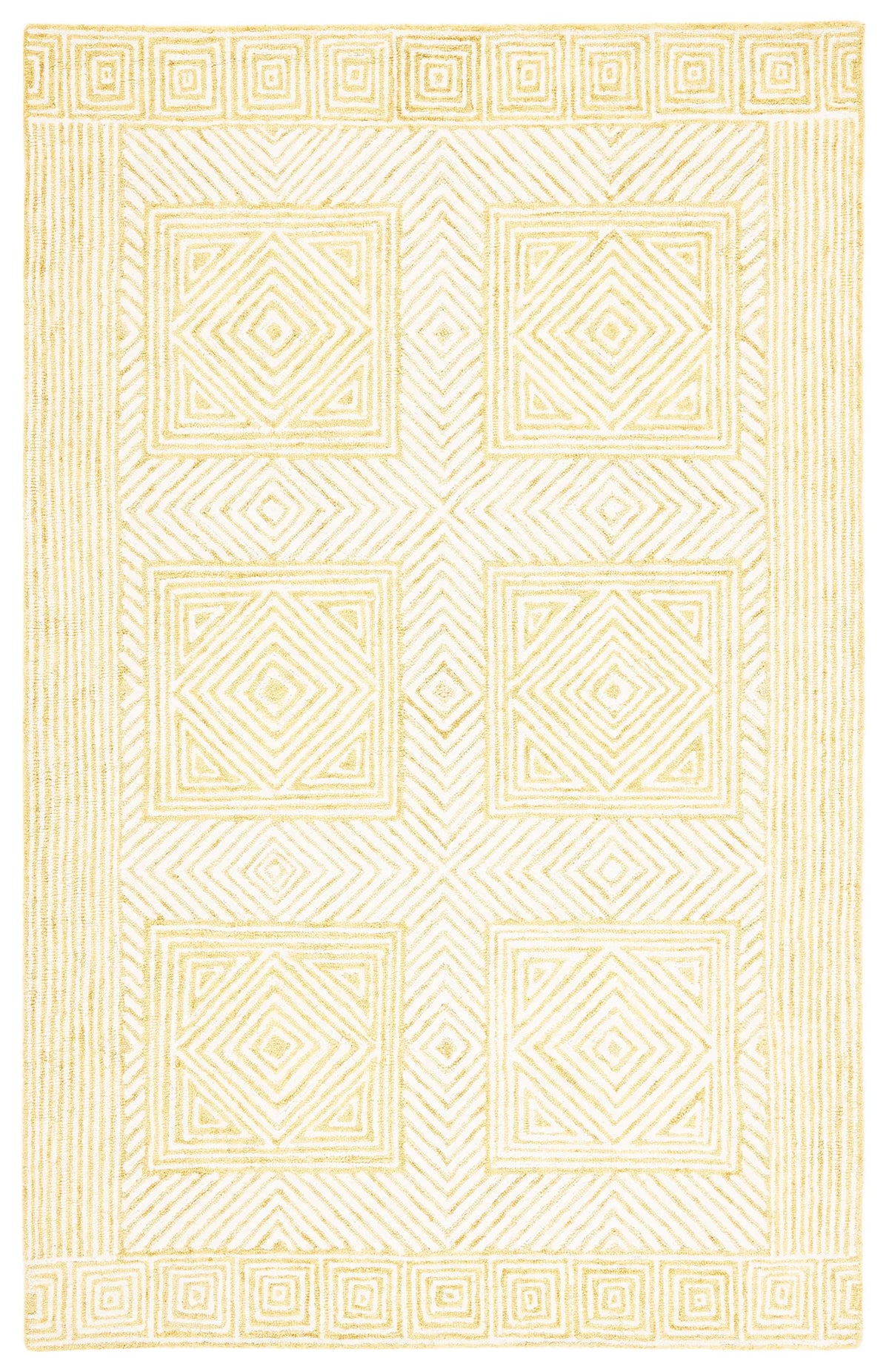 Safavieh Roslyn 4'-0" x 6'-0" Rug in Yellow / Ivory