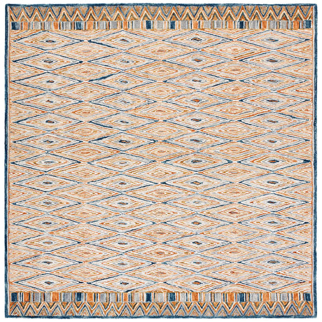 Safavieh Aspen 7'-0" x 7'-0" Rug in Gold / Rust
