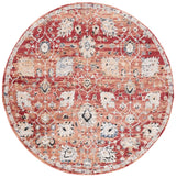 Safavieh Luna 6'-7" x 6'-7" Rug in Red / Rust