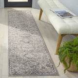 Safavieh Vintage Tabriz 2'-0" x 8'-0" Rug in Grey / Beige