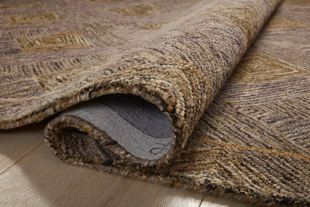 Loloi Varena Var-04 Plum/Gold Rug - pile height