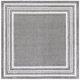 Safavieh Cabana 6'-7" x 6'-7" Rug in Grey / Ivory