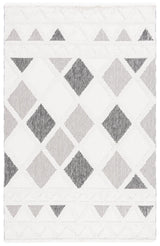 Safavieh Lotus 4'-0" x 6'-0" Rug in Ivory / Dark Grey