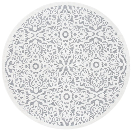 Safavieh Cabana 6'-7" x 6'-7" Rug in Ivory / Grey
