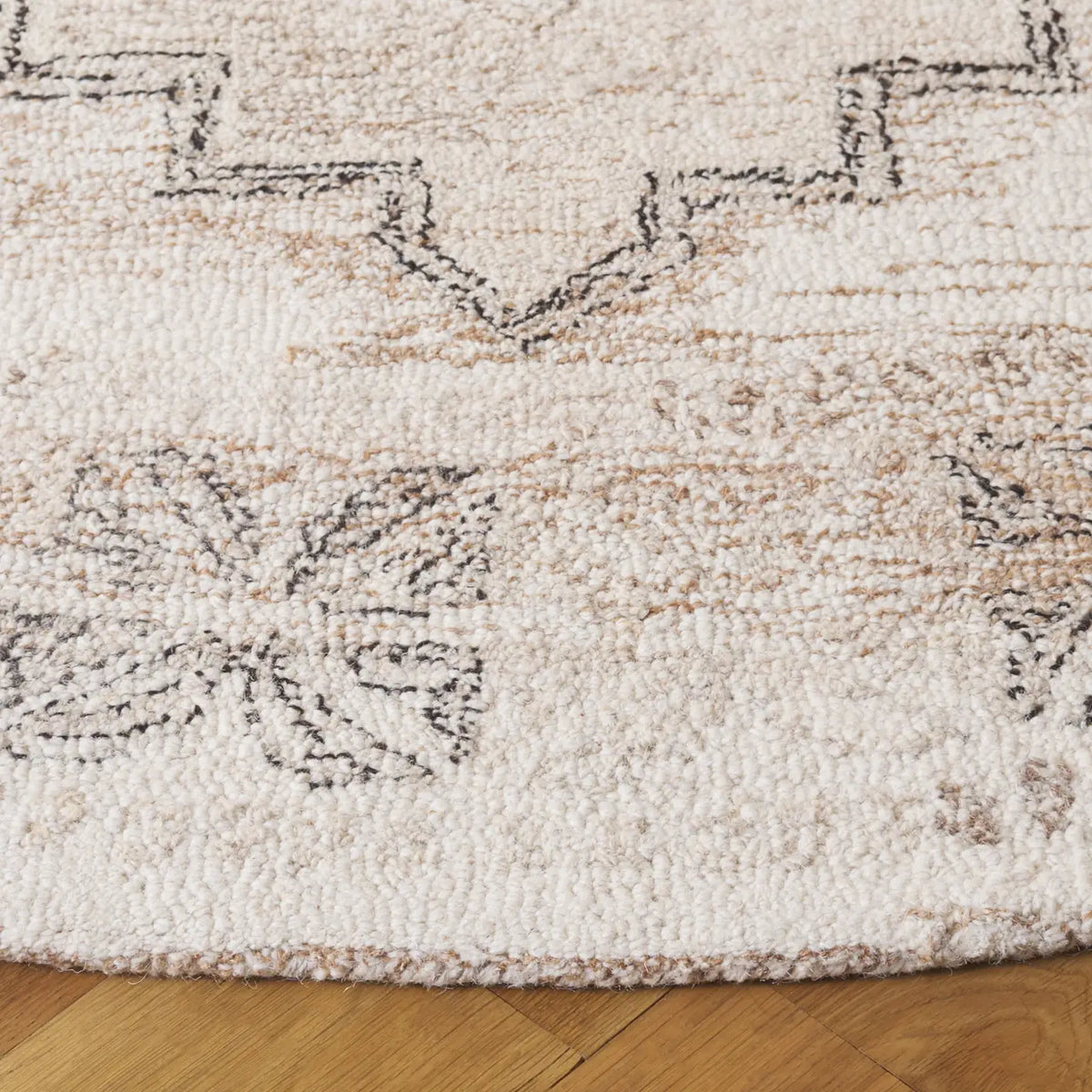 Safavieh Ebony 6'-0" x 6'-0" Rug in Gold / Beige