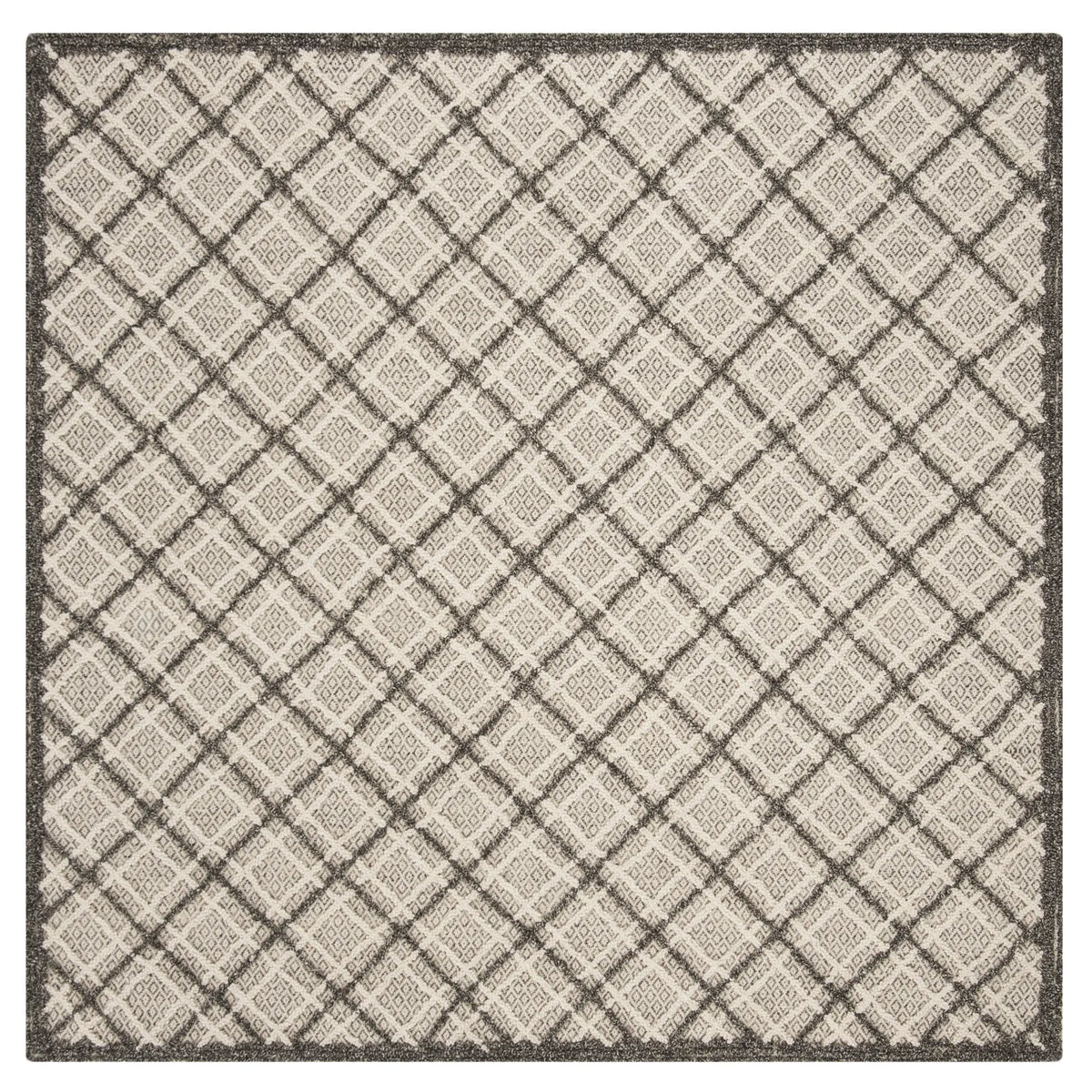 Safavieh Trace 6'-0" x 6'-0" Rug in Dark Grey / Light Grey