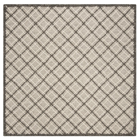 Safavieh Trace 6'-0" x 6'-0" Rug in Dark Grey / Light Grey