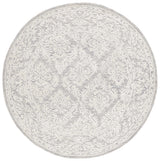 Safavieh Metro 6'-0" x 6'-0" Rug in Dark Grey / Ivory