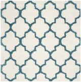 Safavieh Sgk-Shag Kids 6'-7" x 6'-7" Rug in Ivory / Blue