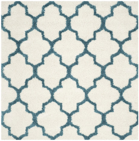 Safavieh Sgk-Shag Kids 6'-7" x 6'-7" Rug in Ivory / Blue