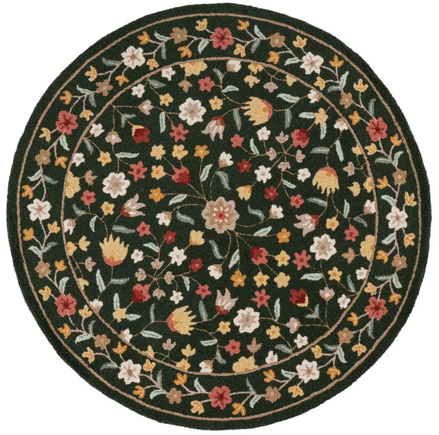 Safavieh Chelsea 6'-0" x 6'-0" Rug in Green / Red