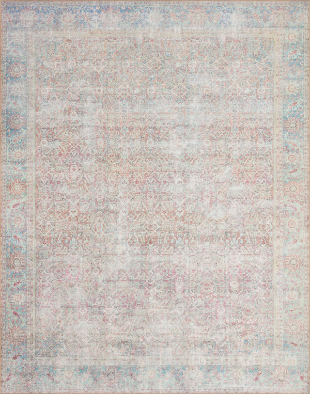 Loloi Wynter Wyn-04 Red/Teal Rugs - main flat