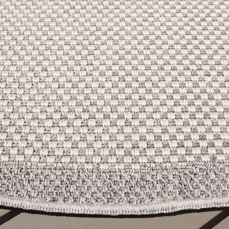 Safavieh Sisal All-Weather 6'-7" x 6'-7" Rug in Ivory / Grey