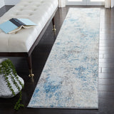 Safavieh Tulum 2'-0" x 11'-0" Rug in Ivory / Blue