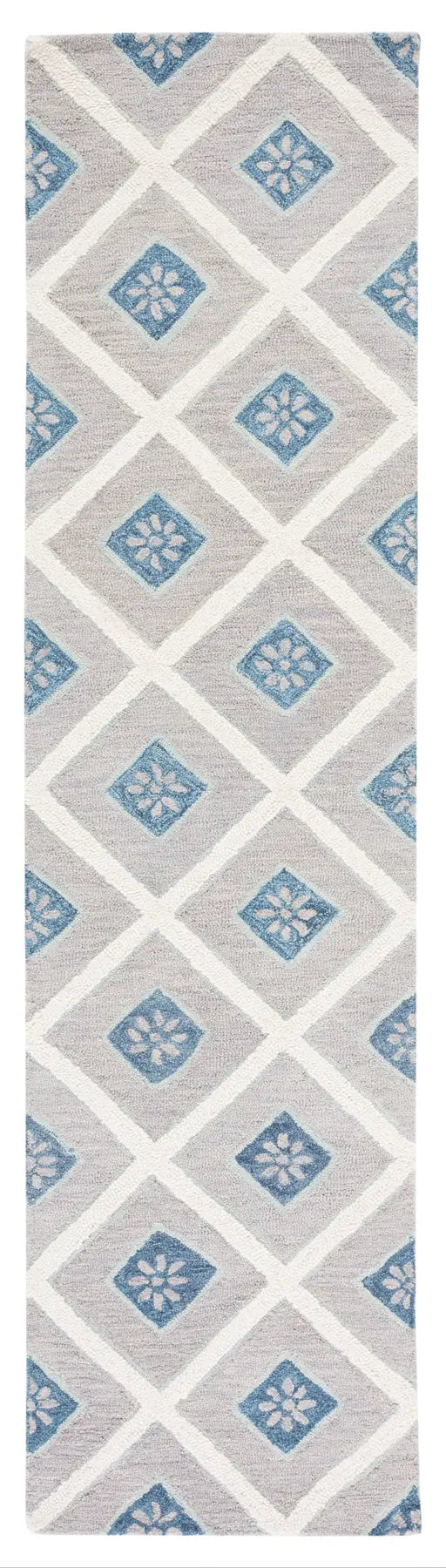 Safavieh Metro 2'-3" x 9'-0" Rug in Blue / Ivory