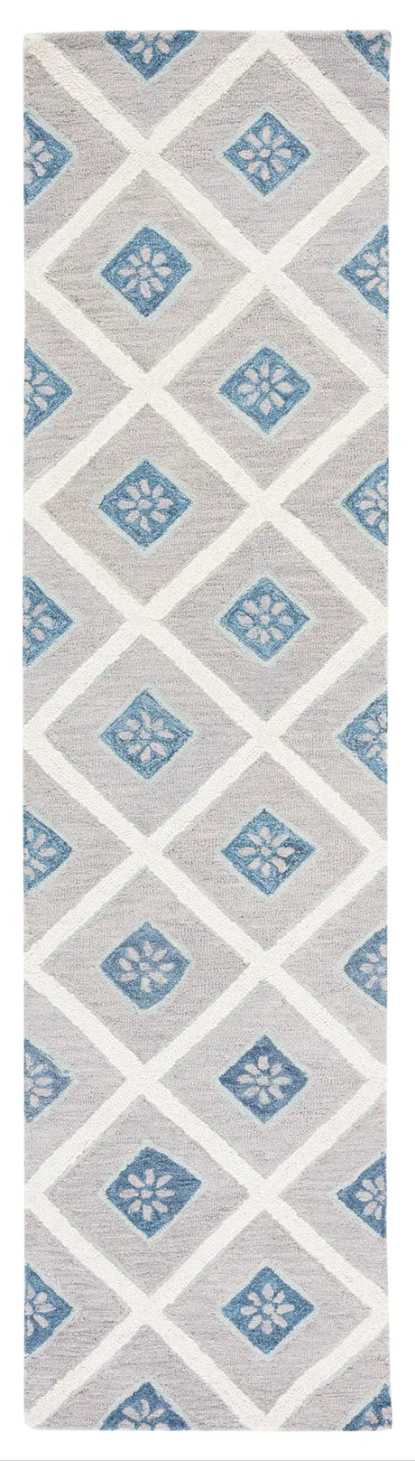Safavieh Metro 2'-3" x 9'-0" Rug in Blue / Ivory