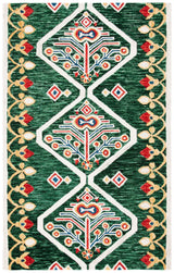Safavieh Aspen 4'-0" x 6'-0" Rug in Green / Ivory