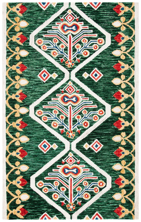 Safavieh Aspen 4'-0" x 6'-0" Rug in Green / Ivory