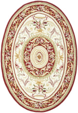 Safavieh Chelsea 4'-6" x 6'-6" Rug in Ivory / Burgundy