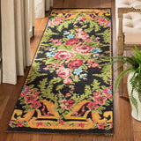 Safavieh Classic Vintage 2'-3" x 8'-0" Rug in Black / Rose