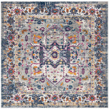 Safavieh Evoke 6'-7" x 6'-7" Rug in Grey / Navy