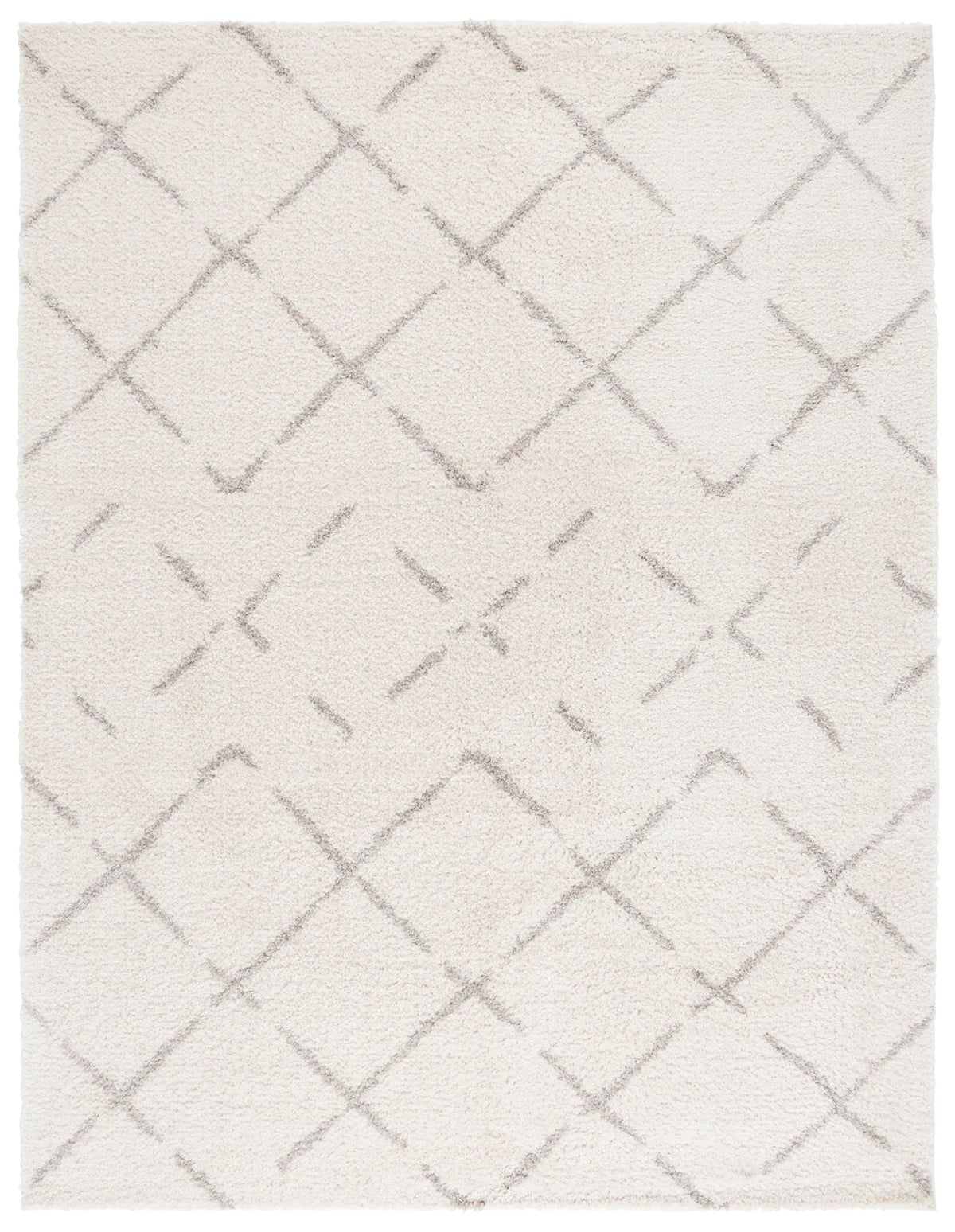 Safavieh Arizona Shag 10'-0" x 14'-0" Rug in Ivory / Beige