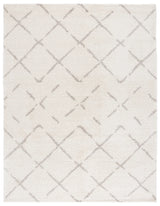 Safavieh Arizona Shag 10'-0" x 14'-0" Rug in Ivory / Beige