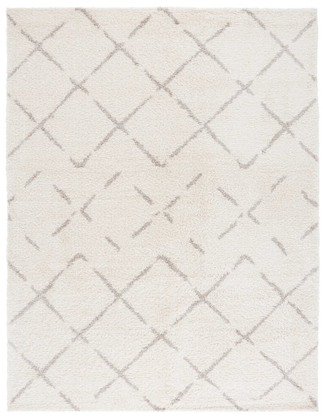 Safavieh Arizona Shag 10'-0" x 14'-0" Rug in Ivory / Beige