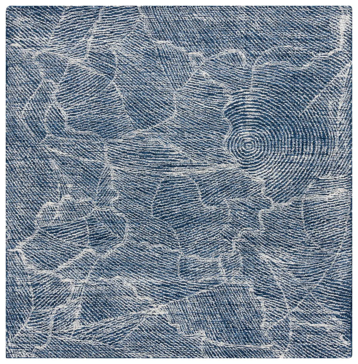 Safavieh Metro 6'-0" x 6'-0" Rug in Navy / Ivory