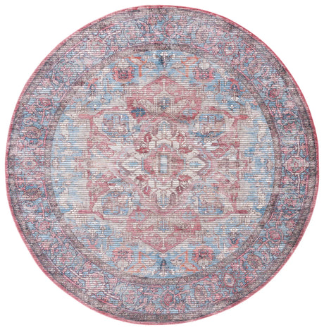 Safavieh Serapi 6'-7" x 6'-7" Rug in Blue / Rust