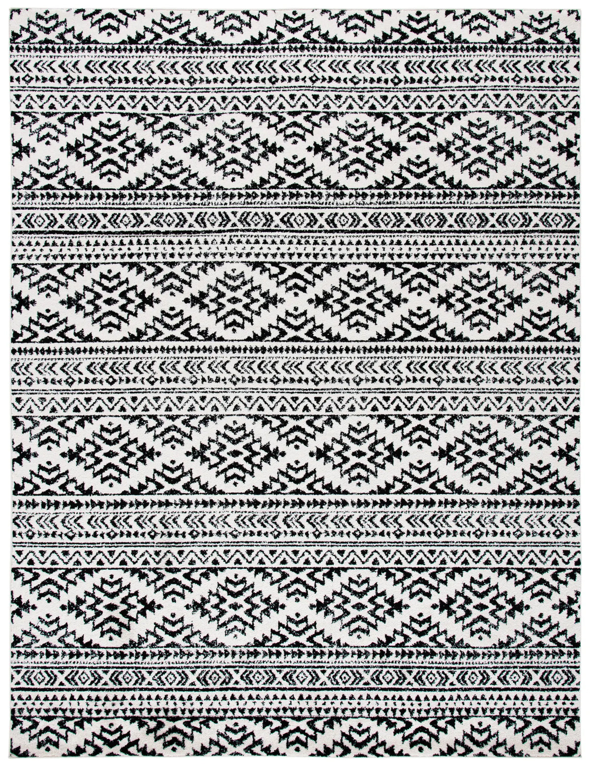 Safavieh Tulum 10'-0" x 13'-0" Rug in Ivory / Black