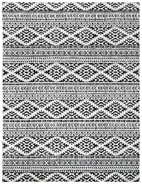 Safavieh Tulum 10'-0" x 13'-0" Rug in Ivory / Black