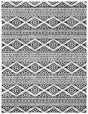 Safavieh Tulum 10'-0" x 13'-0" Rug in Ivory / Black