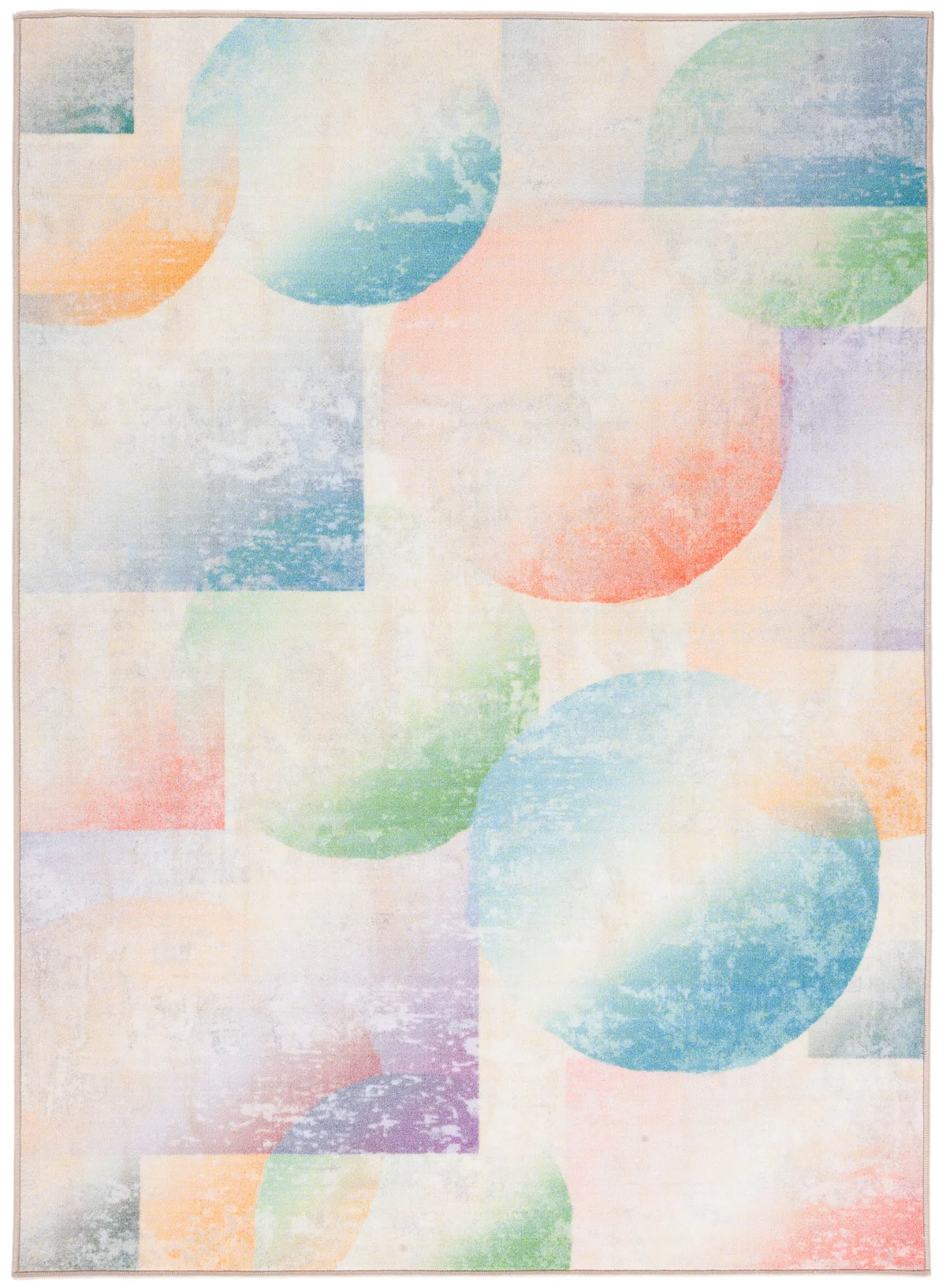 Safavieh Paint Brush 4'-4" x 6'-0" Rug in Blue / Purple