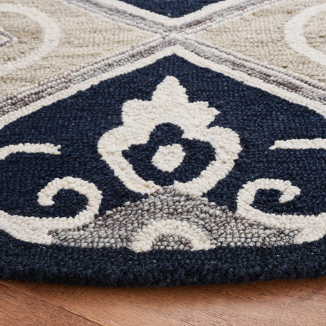 Safavieh Aspen 6'-0" x 6'-0" Rug in Blue / Ivory