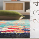 Safavieh Aspen 4'-0" x 6'-0" Rug in Blue / Red