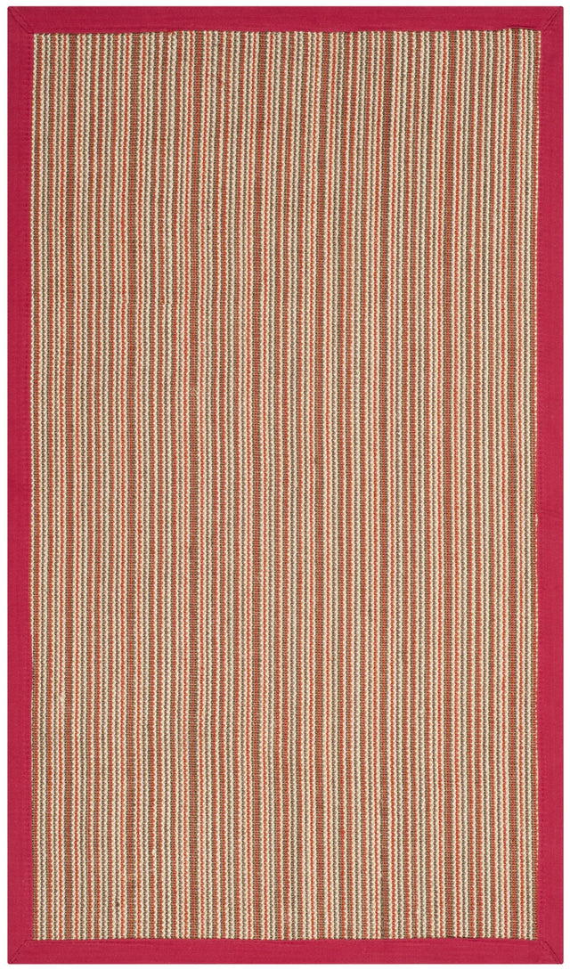 Safavieh Natural Fiber 3'-0" x 5'-0" Rug in Brown / Red