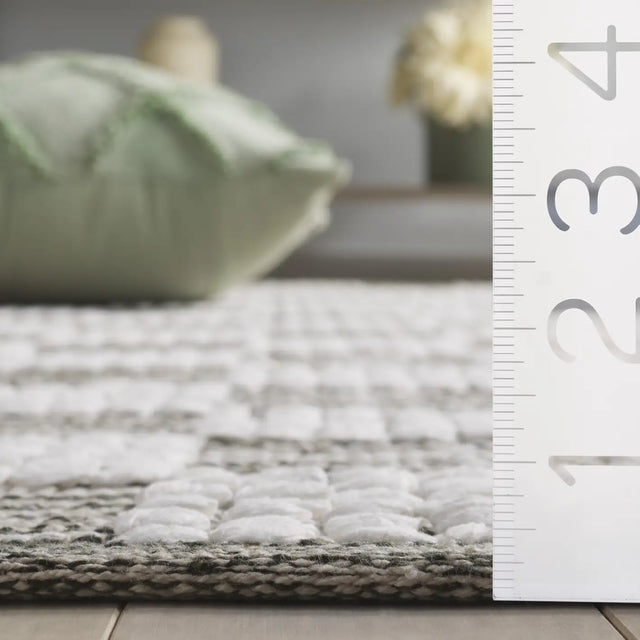 Safavieh Montauk 4'-0" x 6'-0" Rug in Green / Ivory