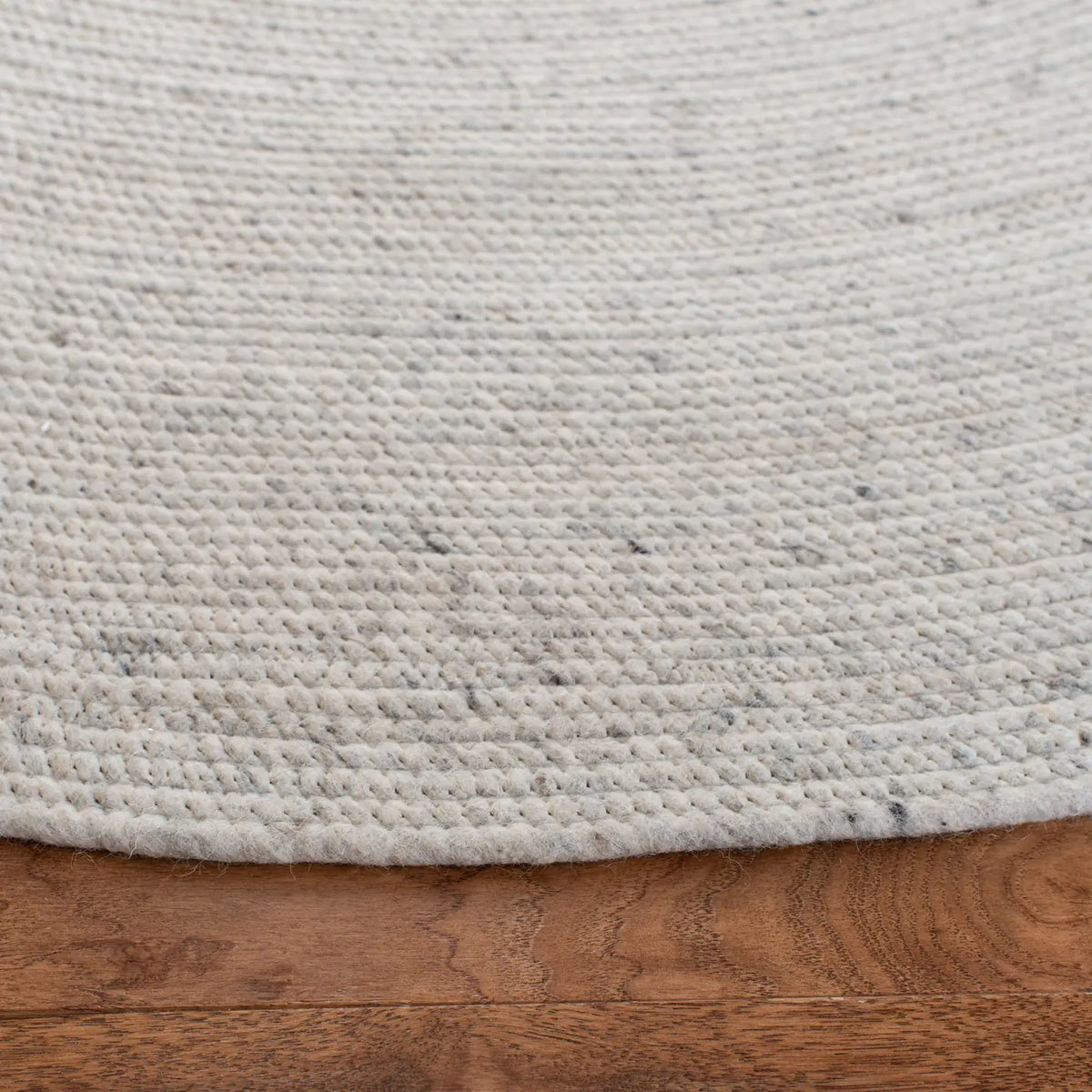 Safavieh Braided 5'-0" x 5'-0" Rug in Light Beige
