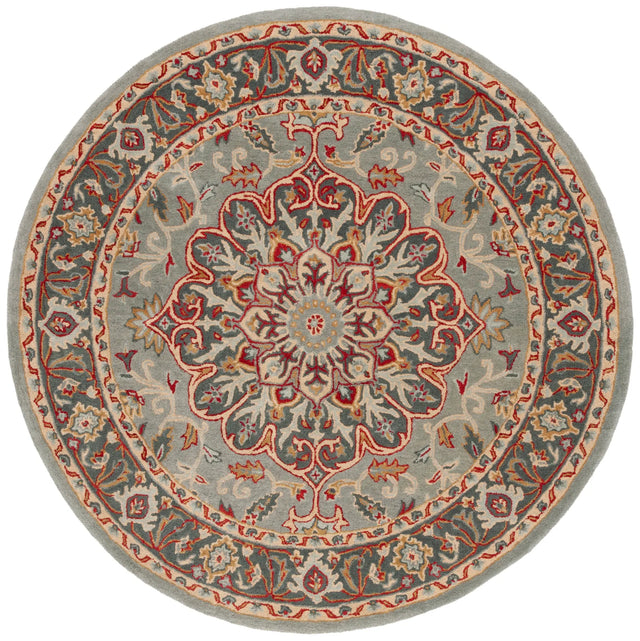 Safavieh Heritage 6'-0" x 6'-0" Rug in Grey / Charcoal