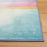 Safavieh Paint Brush 4'-4" x 6'-0" Rug in Blue / Green