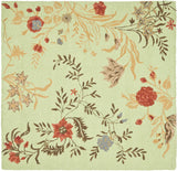 Safavieh Blossom 6'-0" x 6'-0" Rug in Light Green / Multi