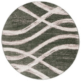 Safavieh Adirondack 6'-0" x 6'-0" Rug in Dark Green / Ivory