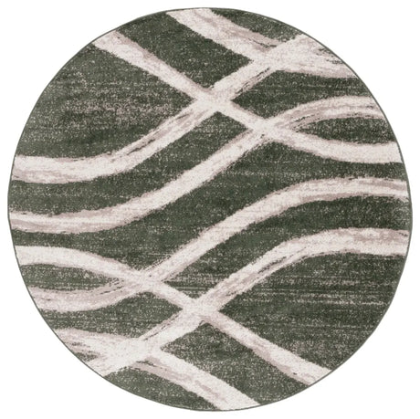 Safavieh Adirondack 6'-0" x 6'-0" Rug in Dark Green / Ivory