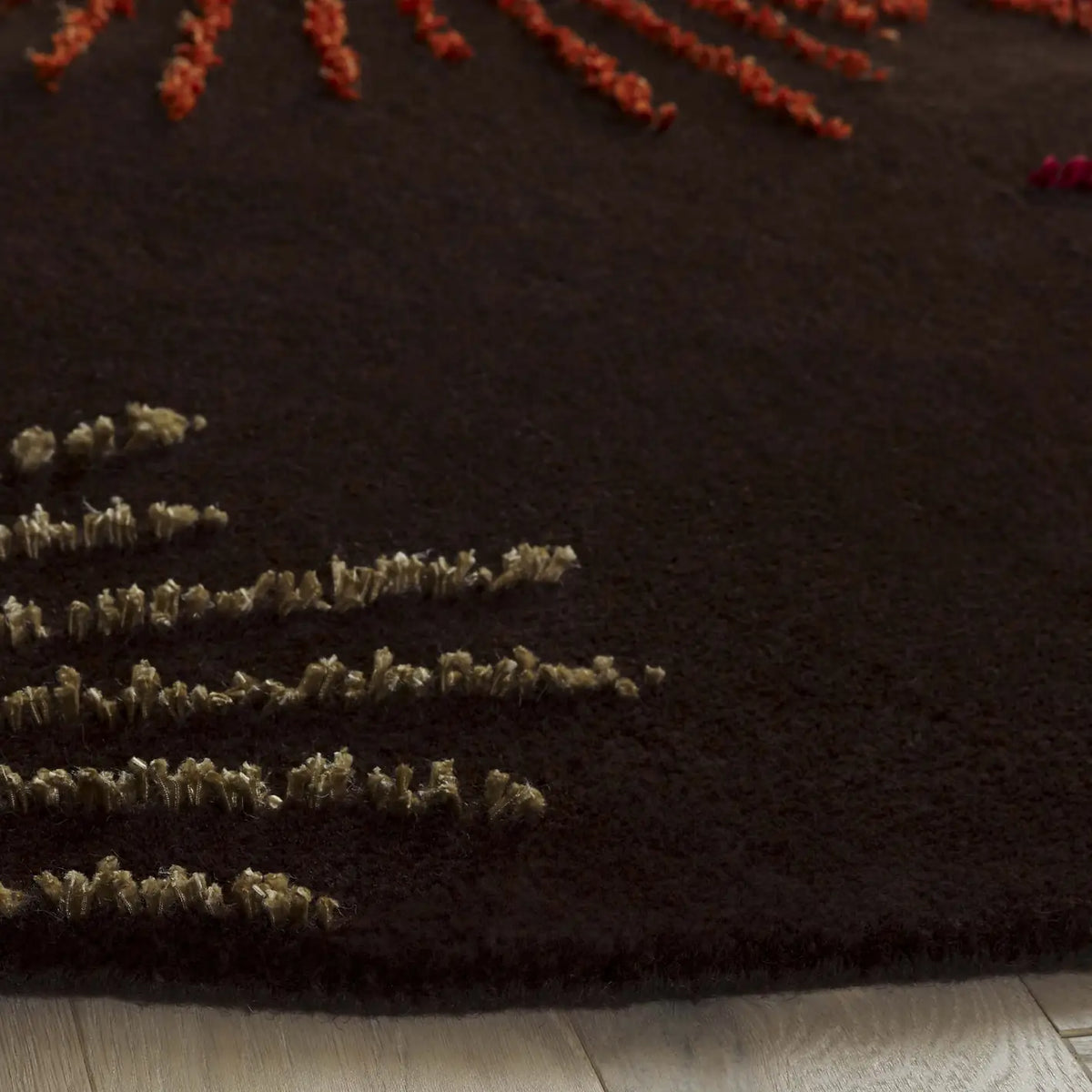 Safavieh Soho 6'-0" x 6'-0" Rug in Brown / Multi