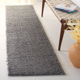 Safavieh Lindsay Shag 2'-2" x 8'-0" Rug in Dark Grey